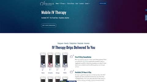Biologix mobile wellness 1 - tyler hall tech | website design & development services | fort collins, co | experienced professionals | full stack developer