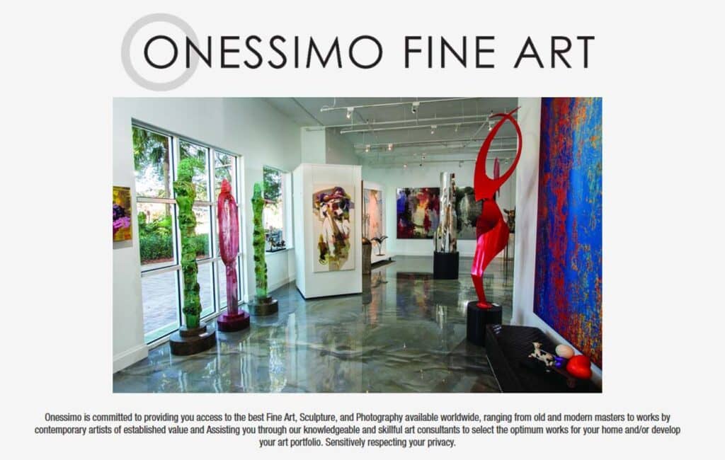 Onessimo fine art 1 - tyler hall tech | website design & development services | fort collins, co | experienced professionals | full stack developer