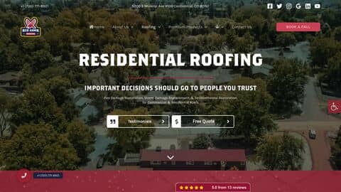 Red hawk roofing 2 - tyler hall tech | website design & development services | fort collins, co | experienced professionals | full stack developer